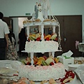 安素堂門口的結婚蛋糕