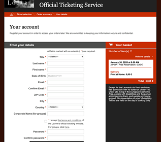 羅浮宮 線上預約入場