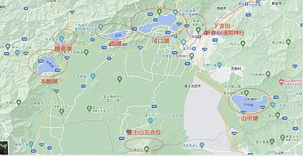 【日本】富士五湖3日行程非自駕（河口湖.拍富士山地點.含交通