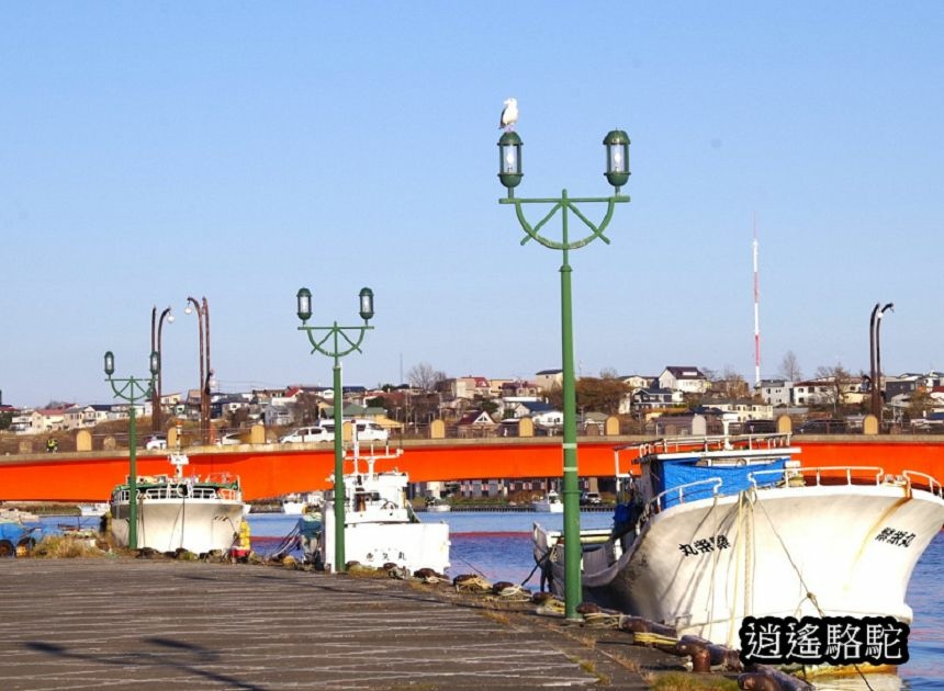 釧路川幣舞橋-日本駱駝