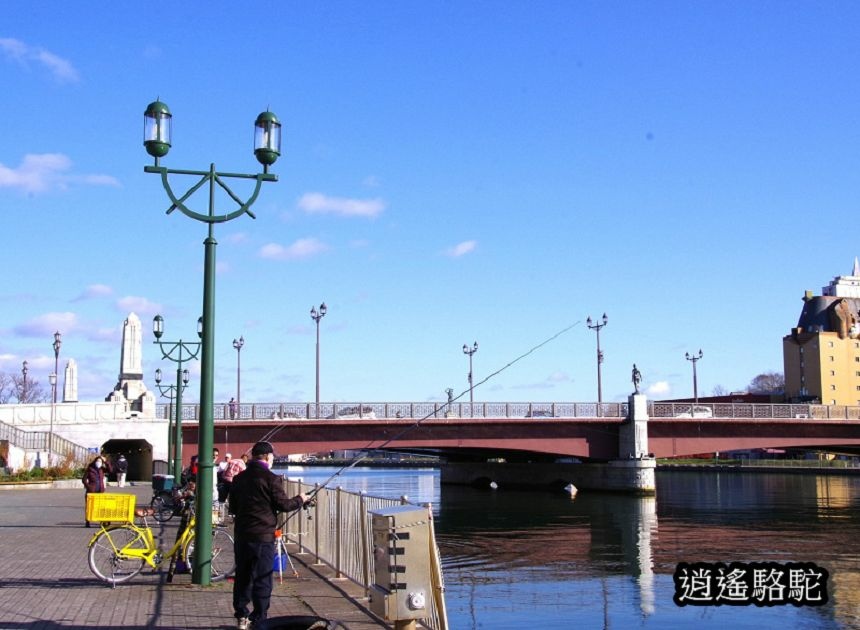 釧路川幣舞橋-日本駱駝