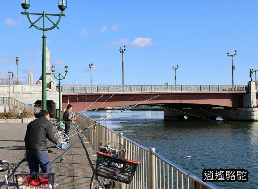 釧路川幣舞橋-日本駱駝