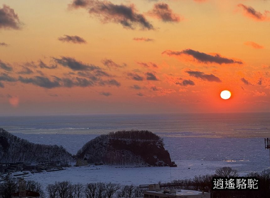 知床夕陽-日本駱駝