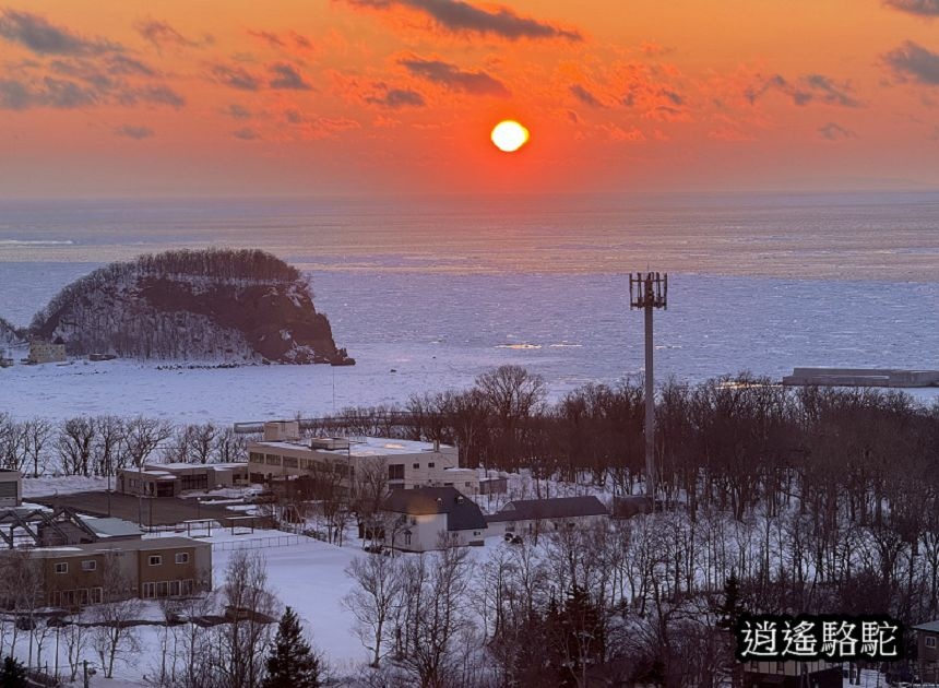 知床夕陽-日本駱駝