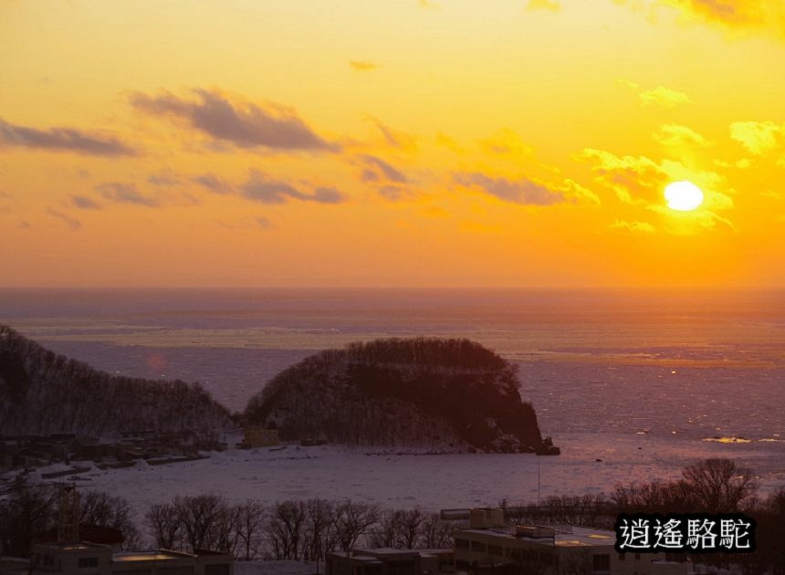 知床夕陽-日本駱駝