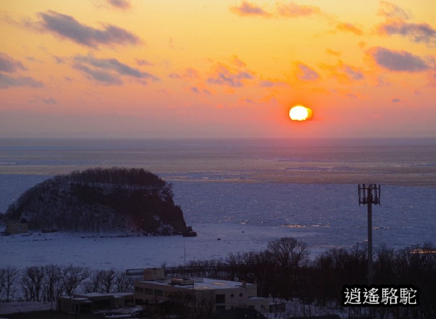 知床夕陽-日本駱駝