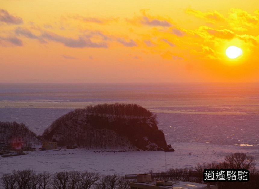 知床夕陽-日本駱駝