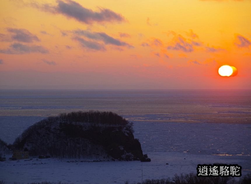 知床夕陽-日本駱駝