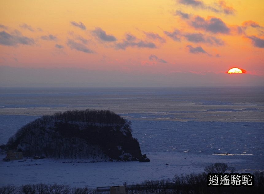 知床夕陽-日本駱駝