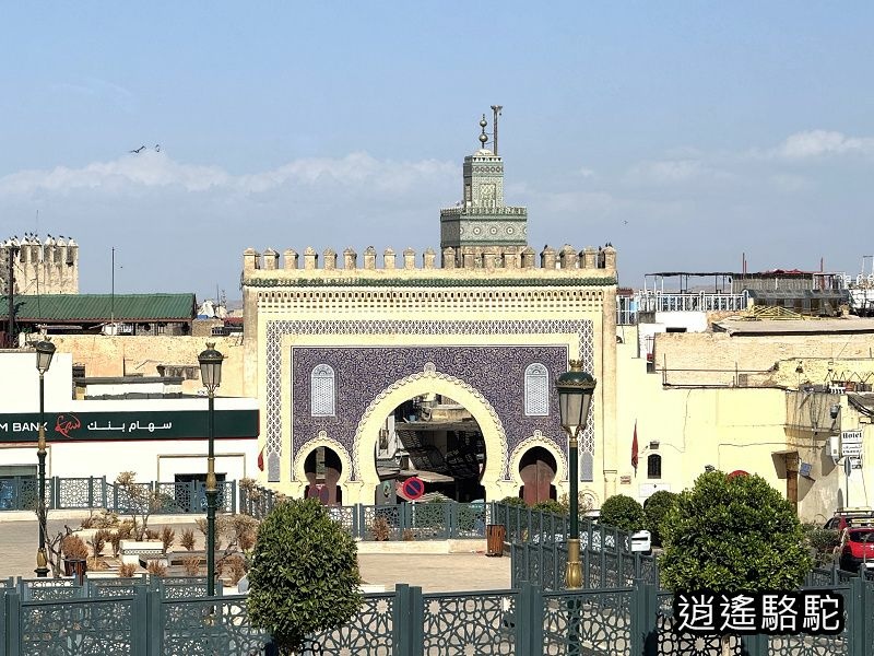 布日魯藍門(Bab Boujloud)-摩洛哥駱駝