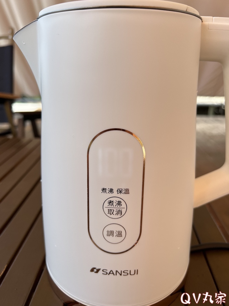 「家電。開箱」SANSUI 山水 不鏽鋼智能溫控電茶壺SWB