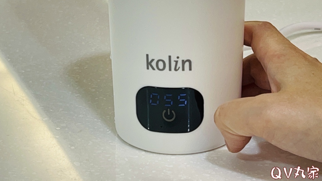 「家電。開箱」Kolin歌林 480ML旅行電熱水杯快煮杯K