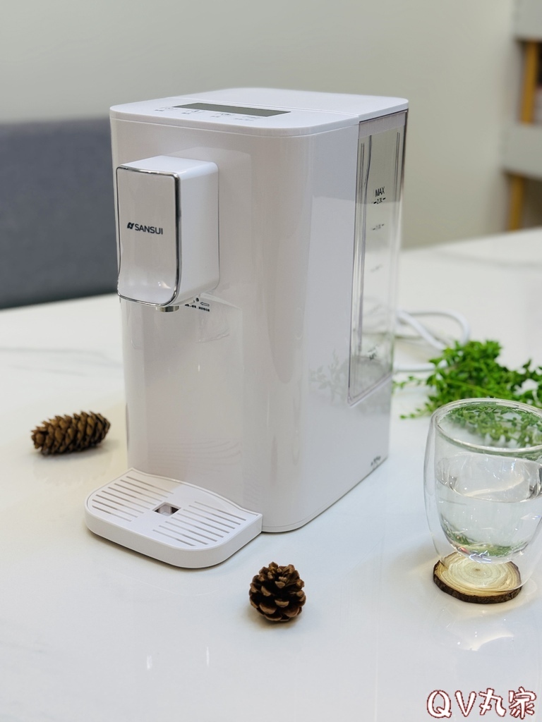 「家電。開箱」SANSUI山水 小淨 3秒瞬熱智慧溫控飲水機