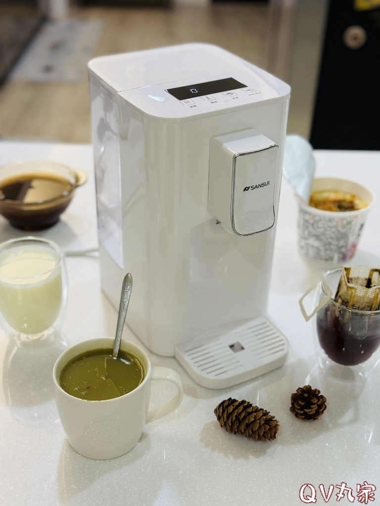 「家電。開箱」SANSUI山水 小淨 3秒瞬熱智慧溫控飲水機