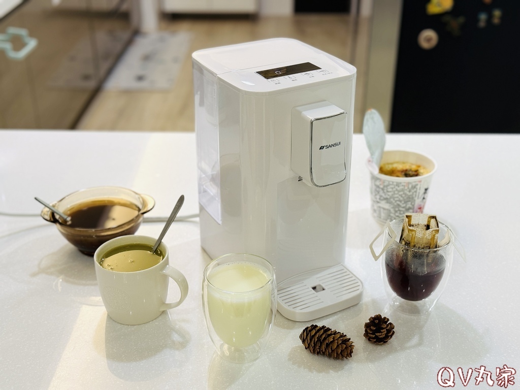 「家電。開箱」SANSUI山水 小淨 3秒瞬熱智慧溫控飲水機