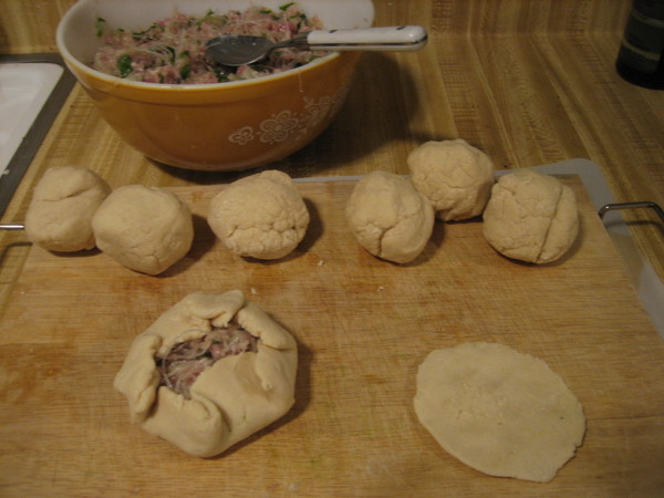 Making the pastry