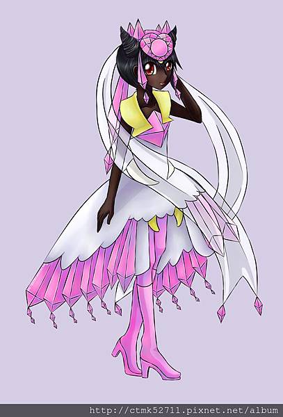 Pokémon精靈寶可夢(神奇寶貝)-超進化蒂安希(擬人) Pokémon精靈寶可夢(神奇寶貝)-超進化蒂安希(擬人)