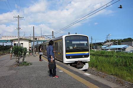 電車がきます！