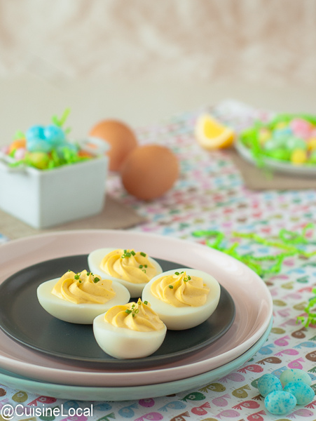 復活節來吃惡魔蛋 {Easter Deviled Eggs} 