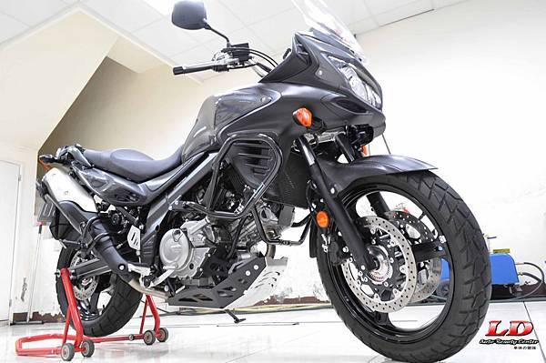 LD車體美容_SUZUKI V-Strom DL650_灰_雙層封體時效鍍膜