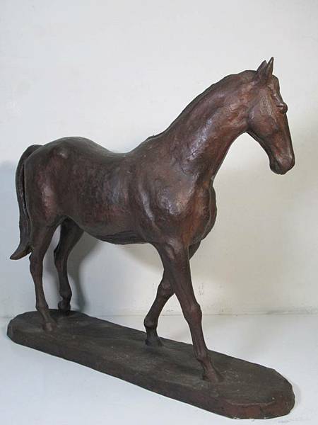 日本銅雕駿馬〔寬40.7∕高33.5厘米〕-重量：7051g-落款：よ-15B.jpg