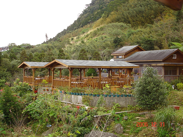 民宿小木屋風景