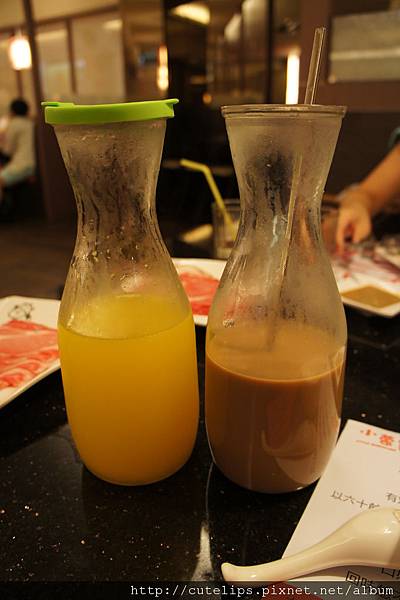 柳橙汁&絲襪奶茶