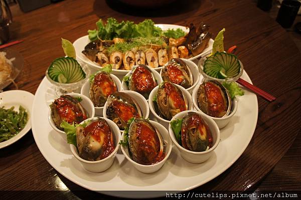 五味活鮑&香魚甘露煮104/7/12 五味活鮑&香魚甘露煮104/7/12