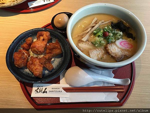 鹽味拉麵+單點日式炸雞