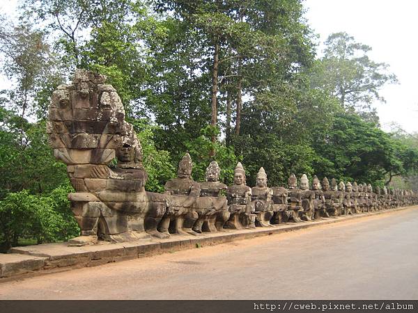 Before S. Gate of Angkor Thom