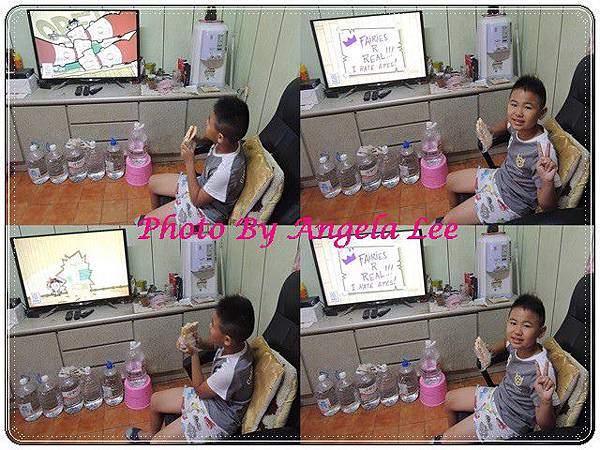 離電視越來越近的寶貝