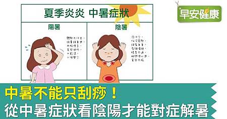 中暑不能只刮痧!從中暑症狀判斷才能對症解暑.jpg 中暑不能只刮痧!從中暑症狀判斷才能對症解暑.jpg