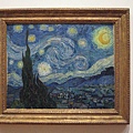 這是全館最熱門的畫作之一，梵谷的星夜