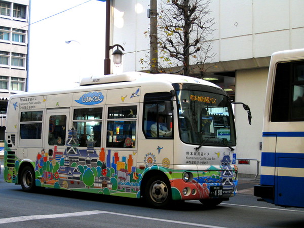 超可愛的熊本遊城巴士