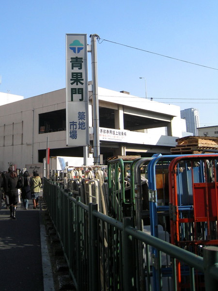 離開濱離園，逛回築地市場站