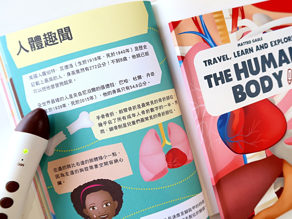 The Human Body 人體大解密拼圖書 點讀版：真實
