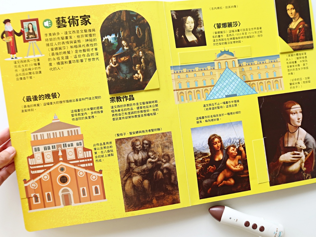 小青阿林和魔鏡又回來啦！《翻玩看世界：天才達文西的發明》點讀