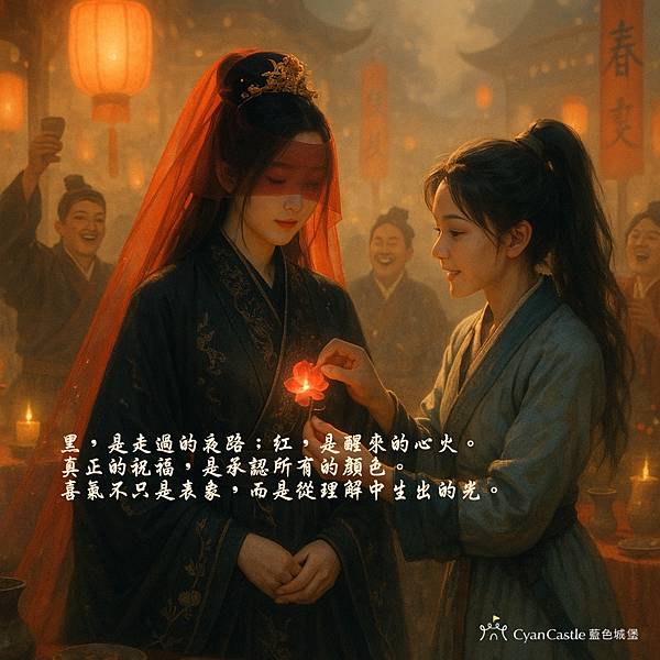 【夢境日記】黑衣新娘與紅花的祝福