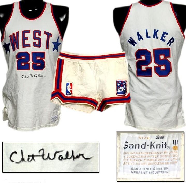 Chet Walker Game-Worn 1974 All-Star Game