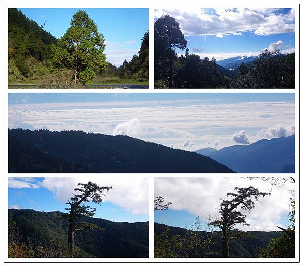 001.早上到三星街玉琴姊，經泰雅大橋過棲蘭到土場至太平山森林遊樂區管制大門買票，一路開車經鳩之澤中間到太平山莊，在前往翠峰湖途中天氣轉好，藍天白雲青山綠樹真的好漂亮喔！.jpg