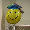 微笑畢業生氣球