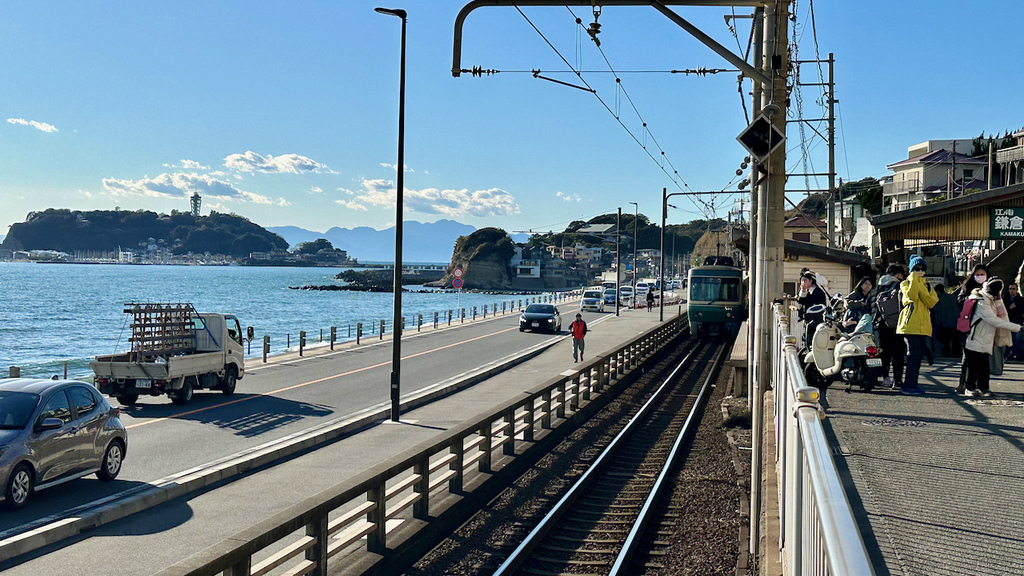 2024 關東冬遊記第二天(二):江之電,灌籃高手平交道,七 2024 關東冬遊記第二天(二):江之電,灌籃高手平交道,七