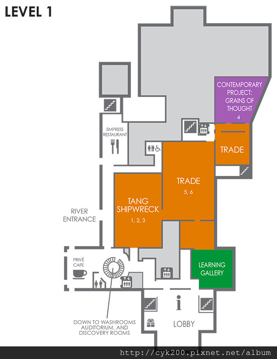 Singapore - Asian Civilisations Museum Floor Plan 1