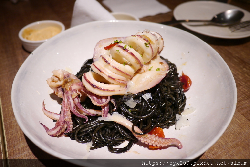 '23 03 24 _04 Cin Cin Osteria請請義大利餐廳慶城店 手釣透抽漫遊墨魚汁細圓麵 NT358.JPG '23 03 24 _04 Cin Cin Osteria請請義大利餐廳慶城店 手釣透抽漫遊墨魚汁細圓麵 NT358.JPG