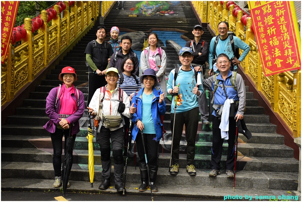 碧龍宮→鶯歌石步道→光明山稜線→忠義宮→光明山稜線→二坑步道