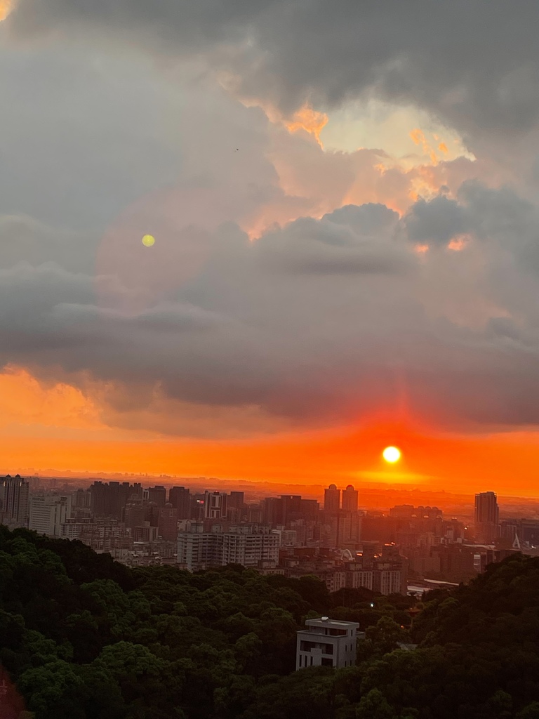 美麗的夕陽~竹圍漁港、虎頭山環保公園