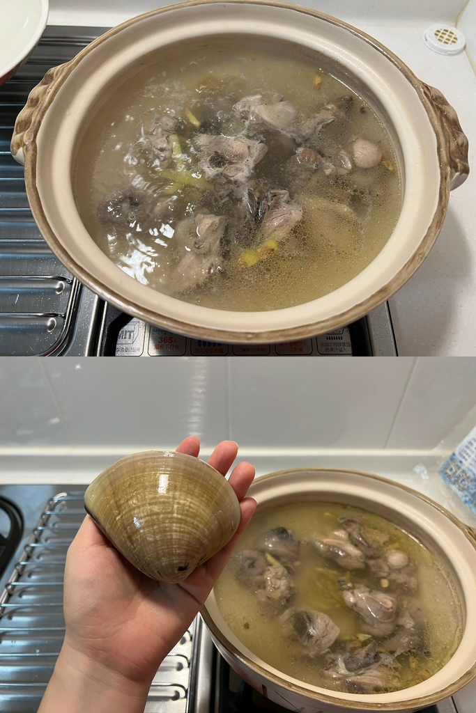 懶人妻的超簡單料理 開箱海老王嚴選水產用巴掌大馬蹄蛤煮雞