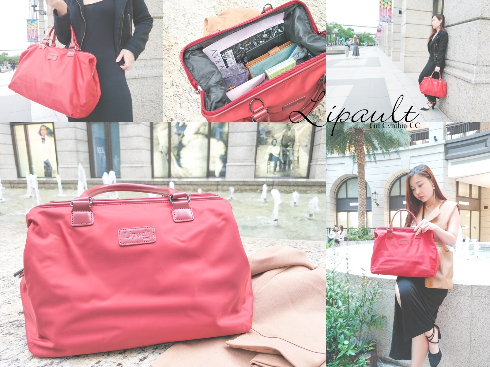 Lipault PARIS來自法國巴黎質感時尚的LADY PLUME保齡球包