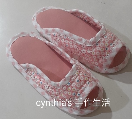 20cm粉紅兒童室內拖鞋