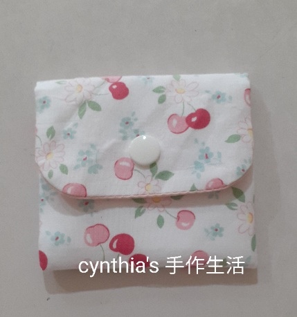 10cm甜櫻桃雙層卡片收納錢包